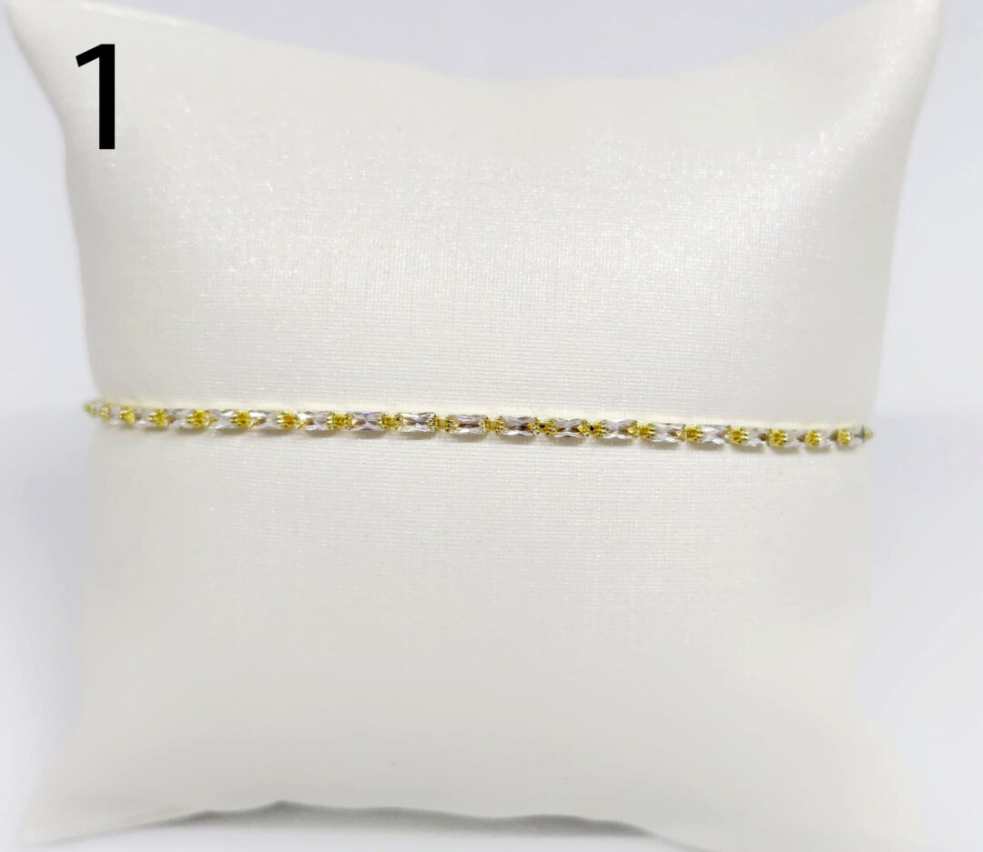 Pulsera circonita Dorado - Imagen 2