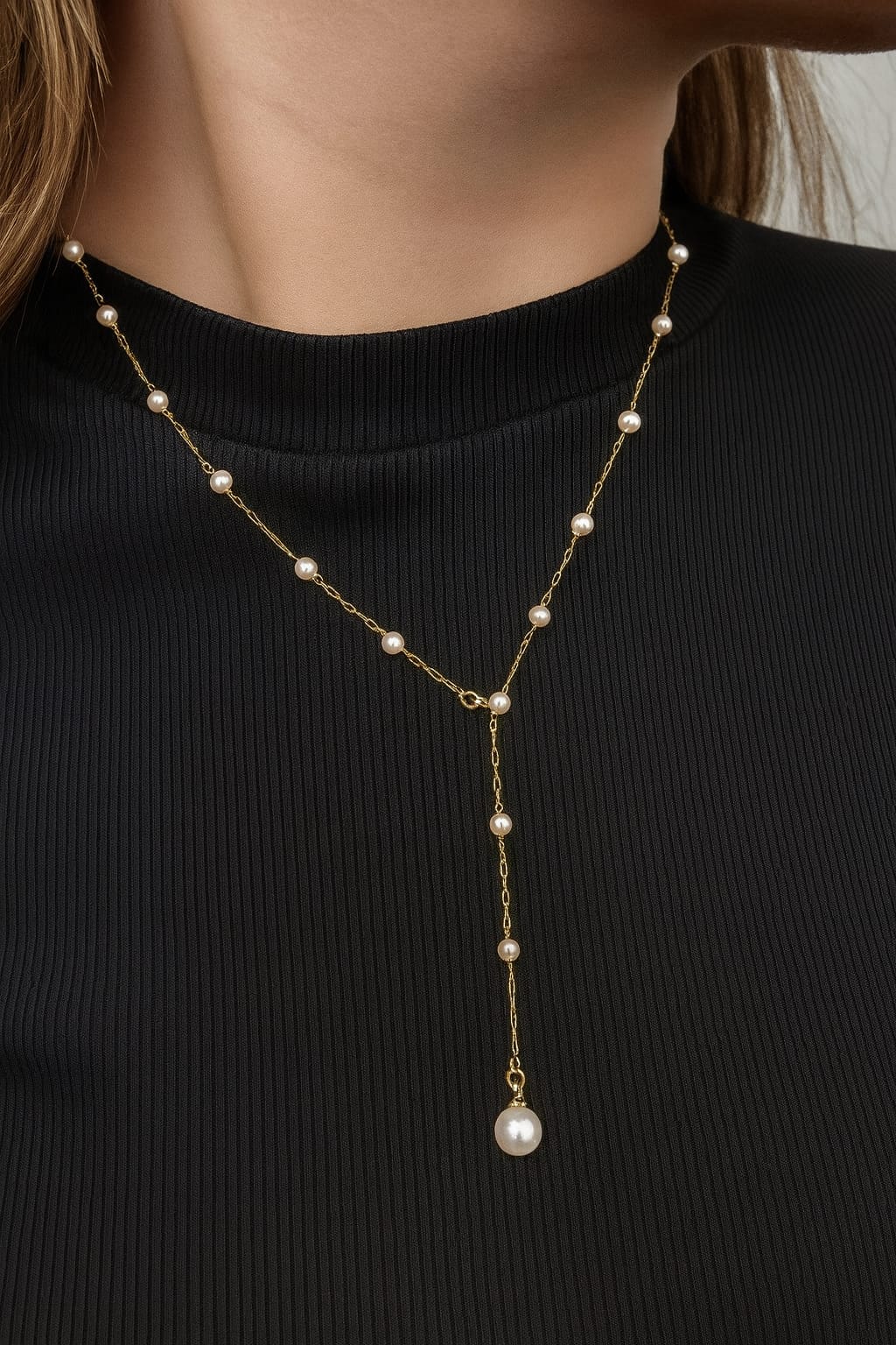 Collar - perla - Y