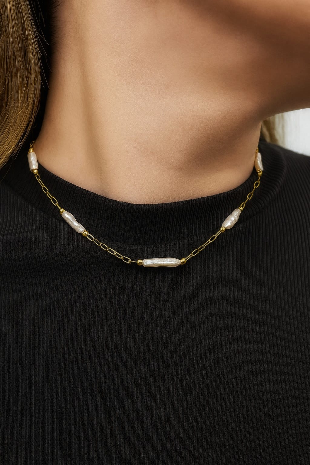 Collar - perla - preciosa