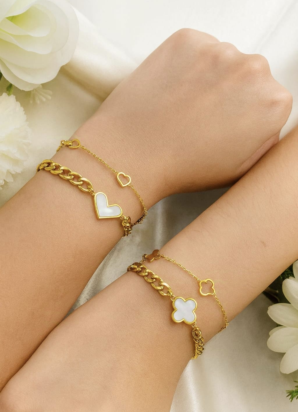 pulseras doble hermosa Nacar