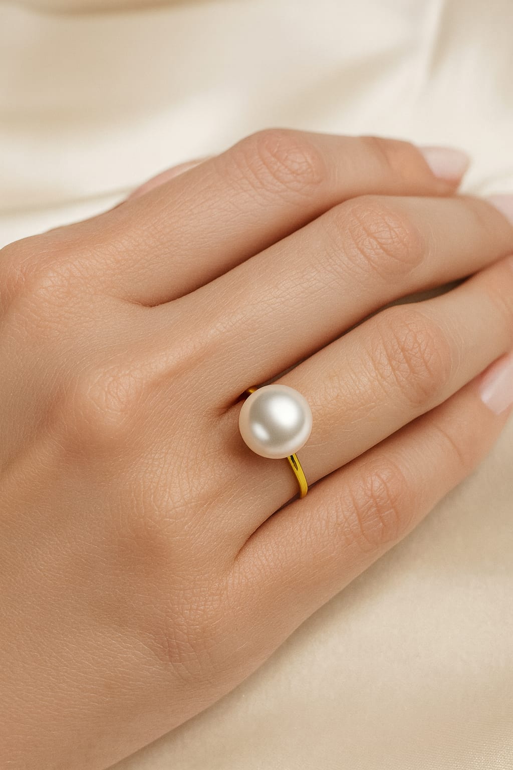 Anillo perla