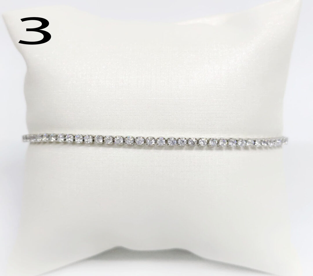 Pulsera circonita plateado - Imagen 4