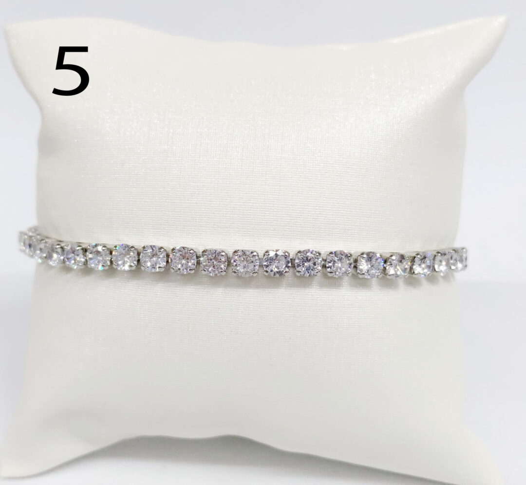 Pulsera circonita plateado - Imagen 6