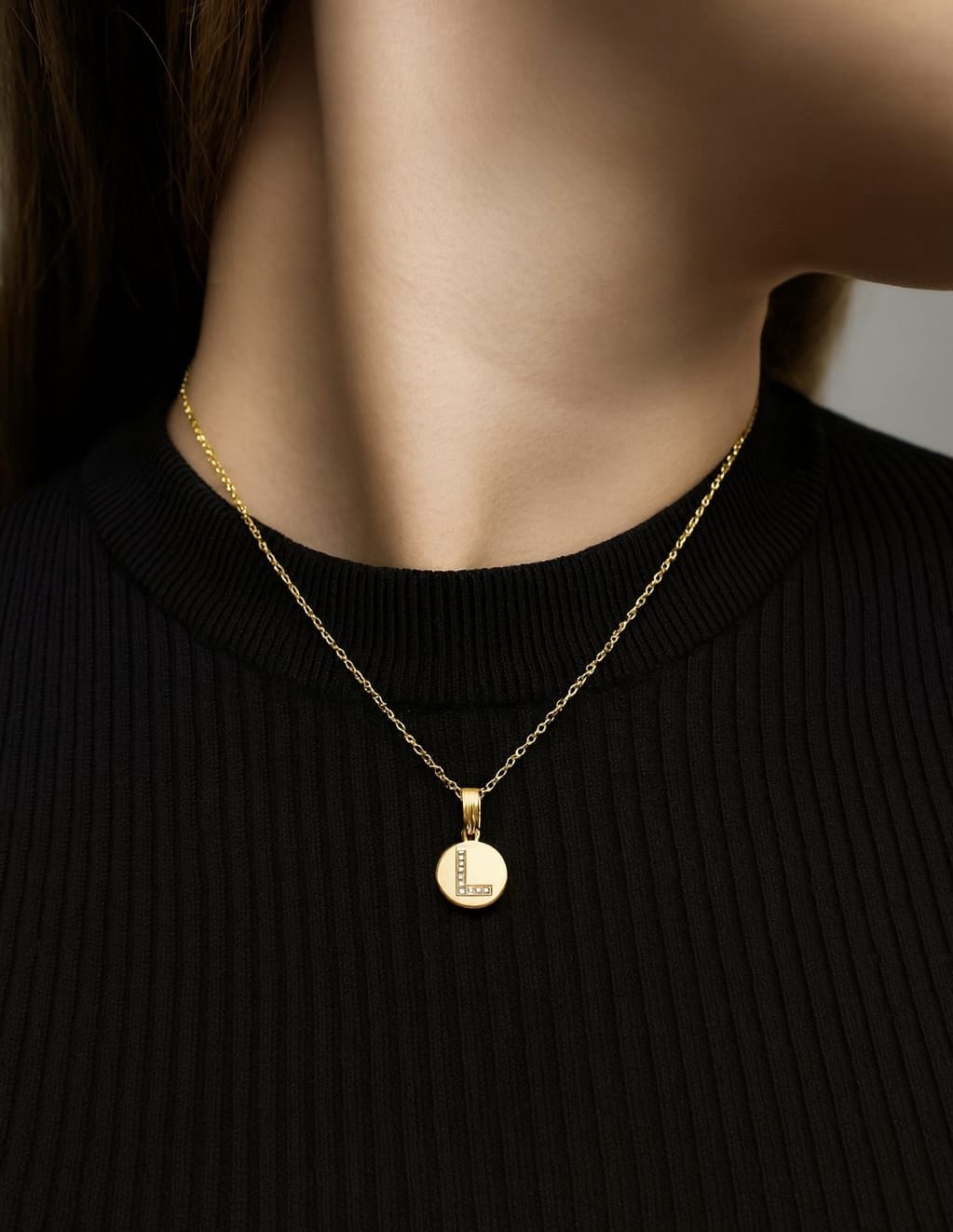 collar inicial REDONDO
