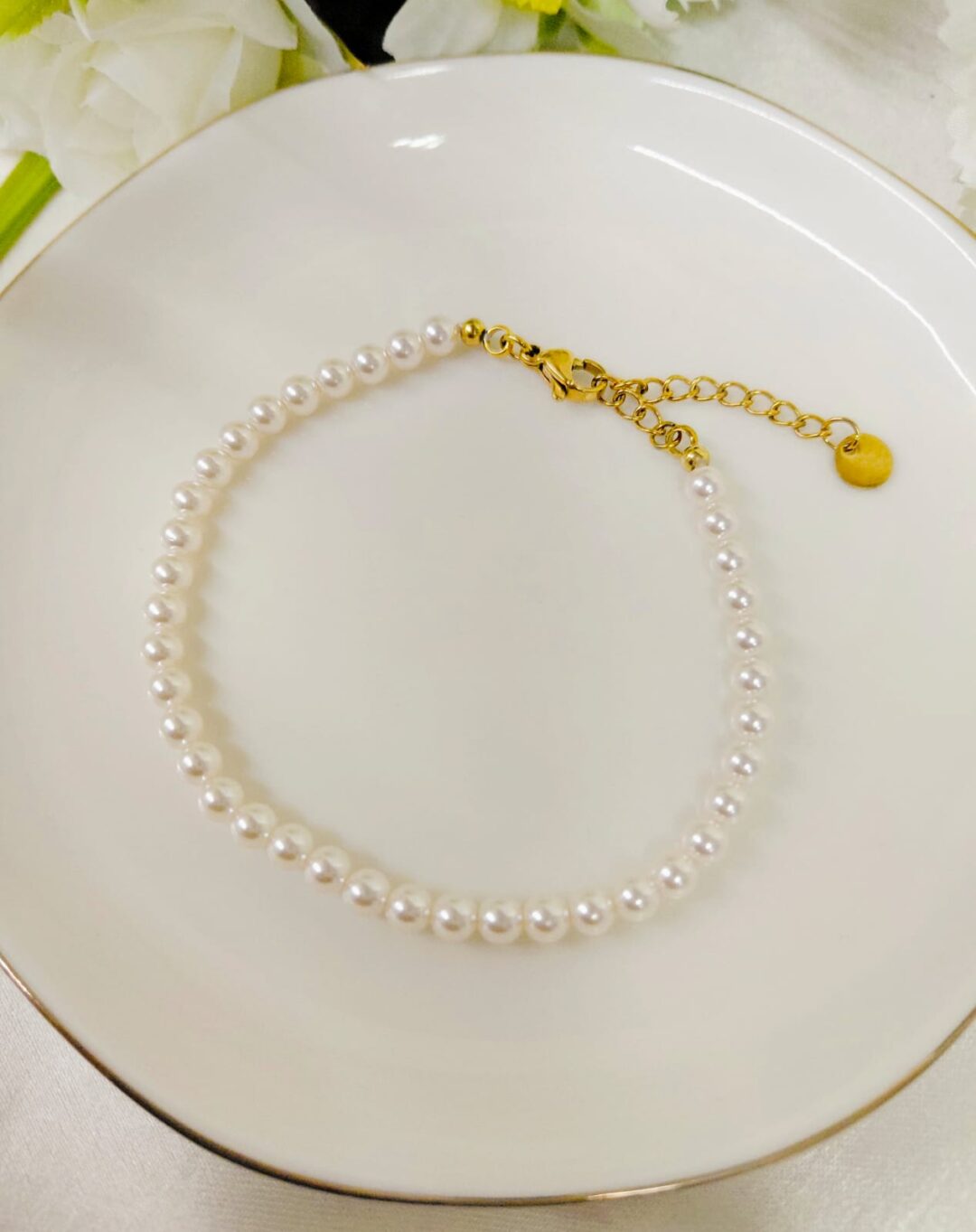 Pulsera PERLA KLEY 18cm - Imagen 2