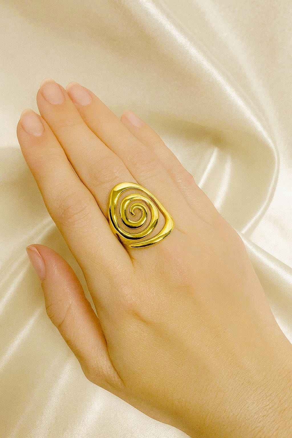 anillo ESPIRAL CARACOL