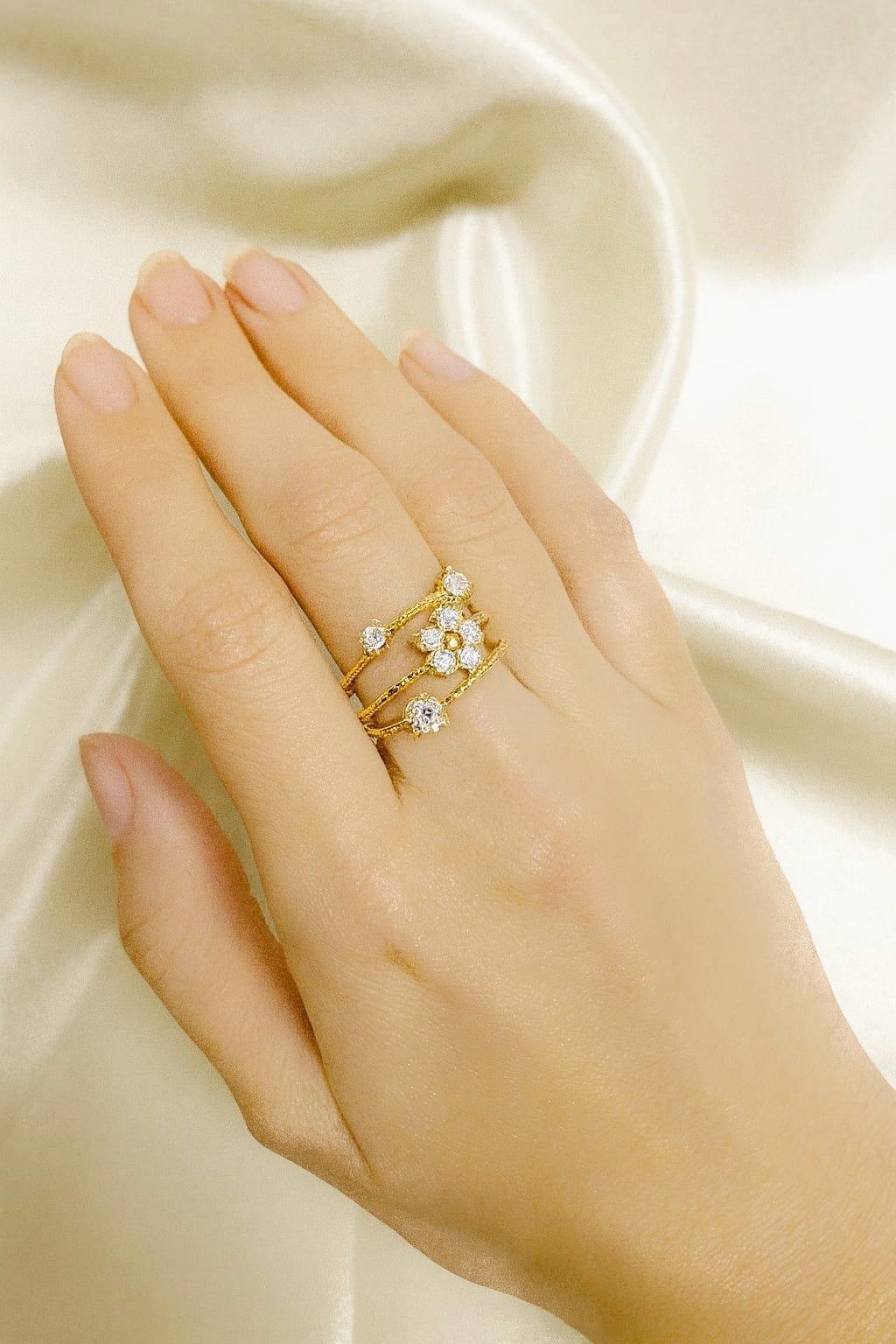 Anillo FLORES DIAMANTE