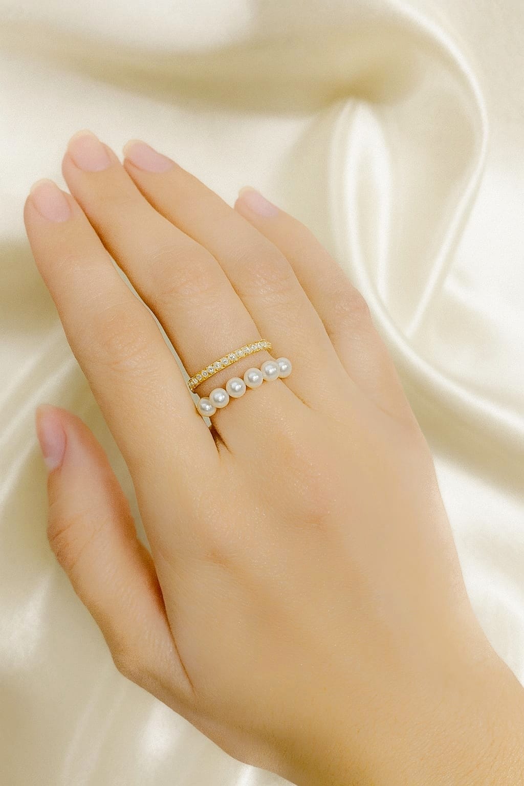 Anillo PERLA DIAMANTE